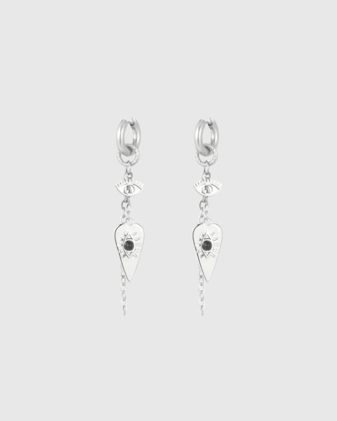 REBECCA EARRINGS SILVER